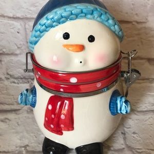 Snowman Jar